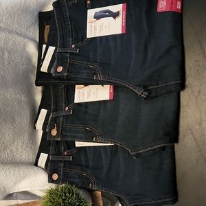 *BUNDLE OF 3* Levi Strauss SImply Stretch Midrise BootCut Jeans Size 2M W26 L32